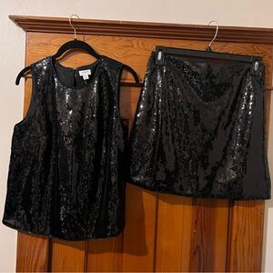 J.Crew Factory sequin outfit